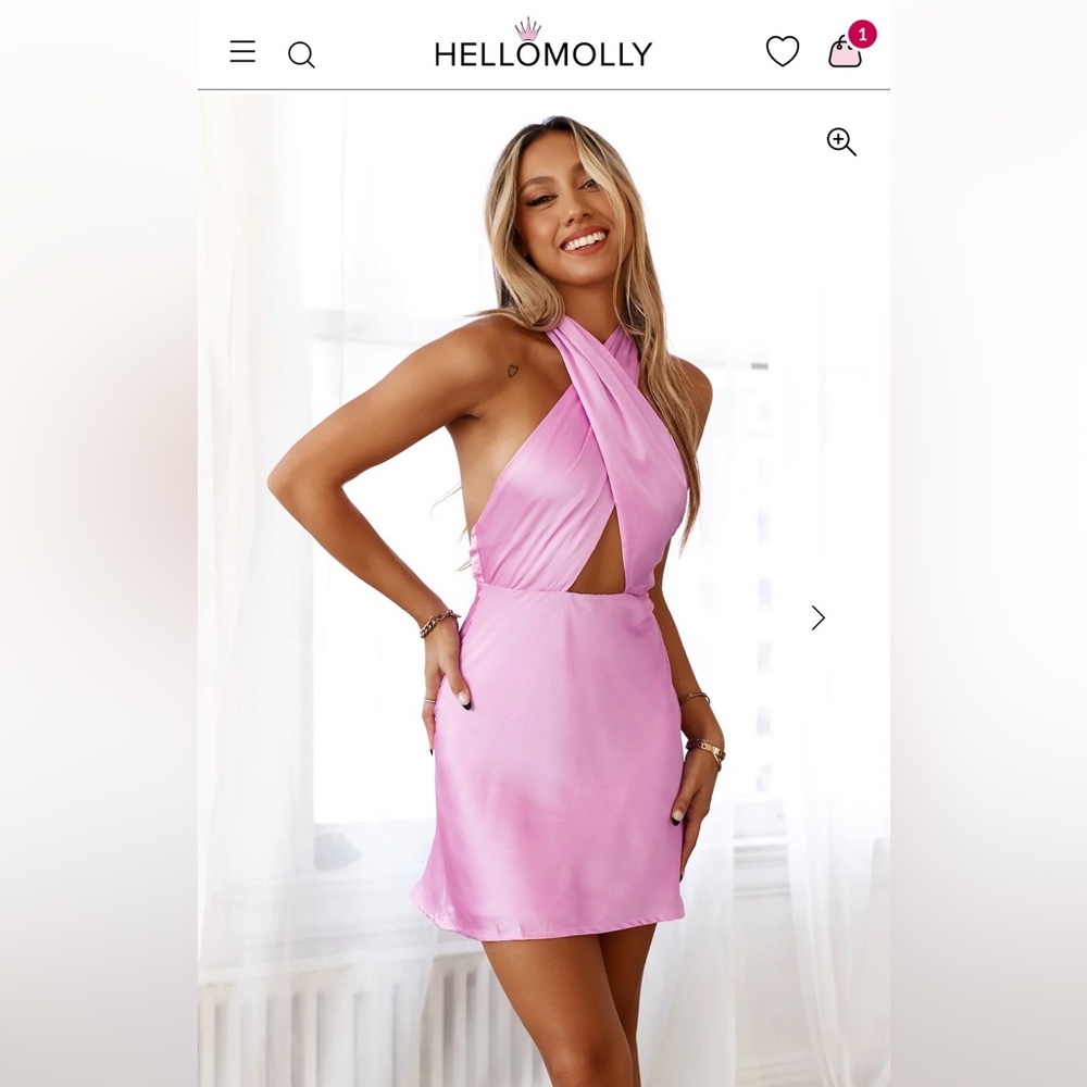 ✨NWT✨ Hello Molly Call Me Later Lilac Dress 💜💗
